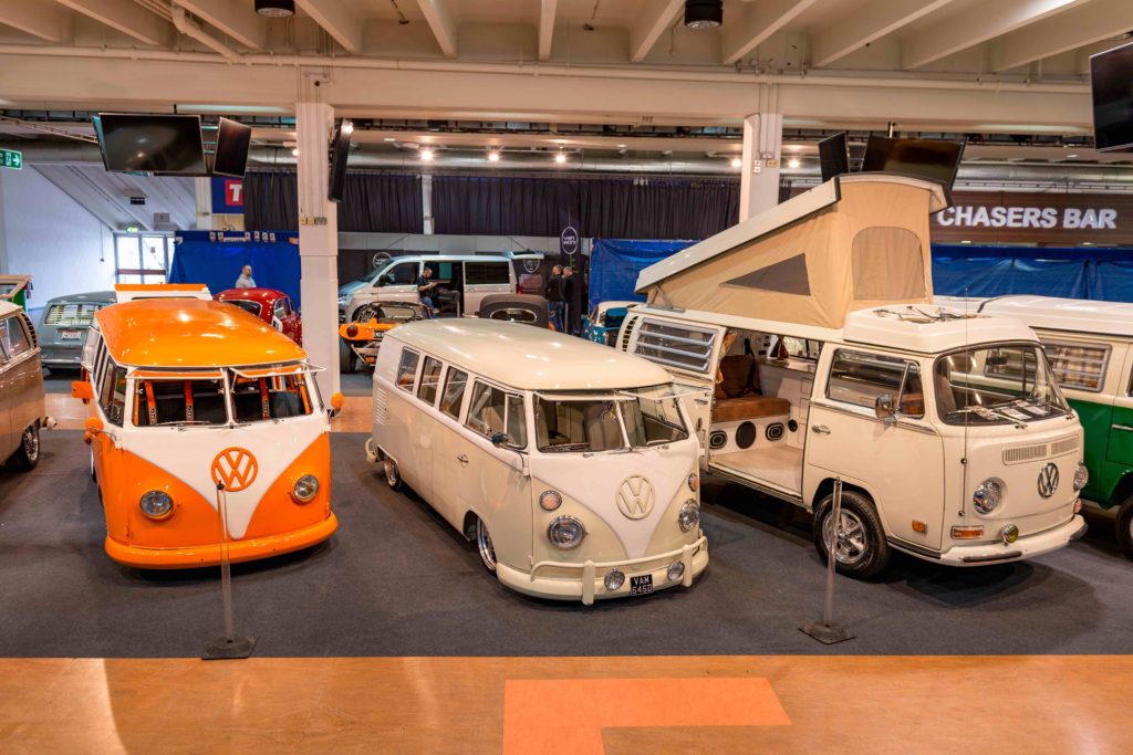 VW campervans at a VW festival